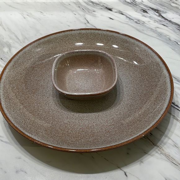 Homer Laughlin Dining Homer Laughlin Plate And Dip Bowl Poshmark